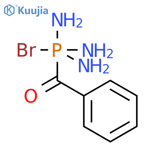 Phenyl[triamino(bromo)-lambda~5~-phosphanyl]methanone structure