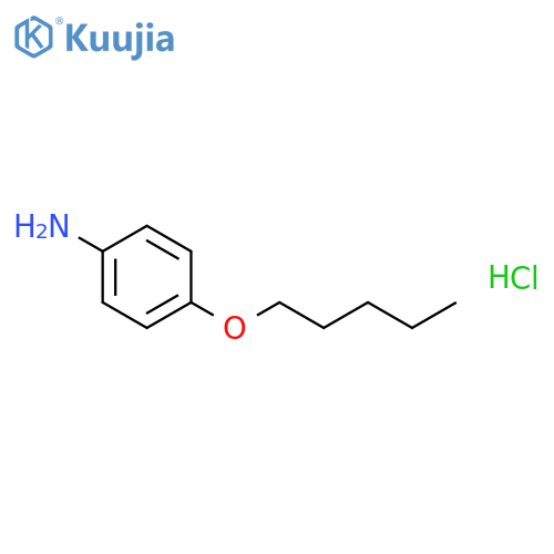 4-(pentyloxy)aniline hydrochloride structure