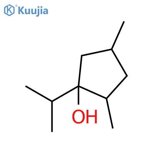 Cyclopentanol, 2,4-dimethyl-1-(1-methylethyl)- structure