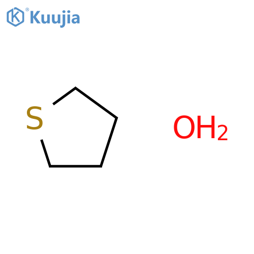 Thiophene, tetrahydro-, hydrate structure
