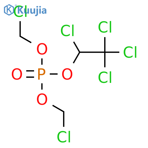PHOSPHORIC ACID, BIS(CHLOROMETHYL) 1,2,2,2-TETRACHLOROETHYL ESTER structure