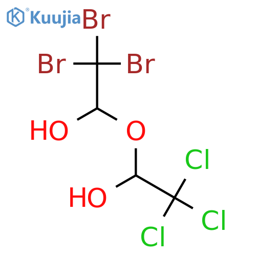 Ethanol, 2,2,2-tribromo-1-(2,2,2-trichloro-1-hydroxyethoxy)- structure