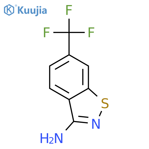 1,2-Benzisothiazol-3-amine, 6-(trifluoromethyl)- structure