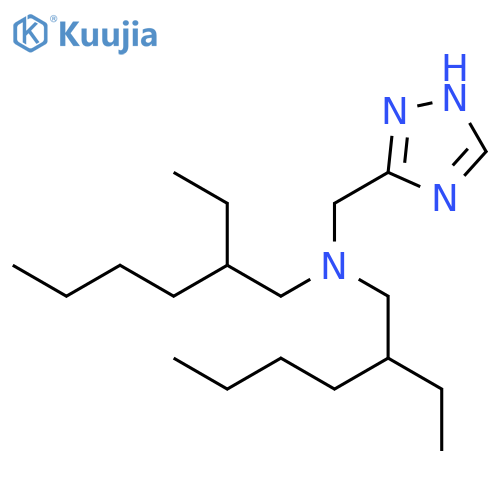 1H-1,2,4-Triazole-3-methanamine, N,N-bis(2-ethylhexyl)- structure
