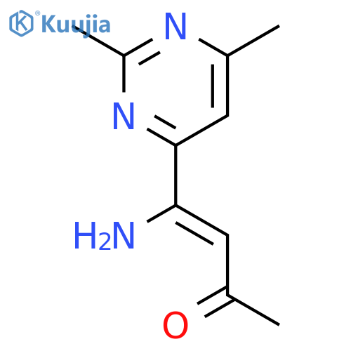 3-BUTEN-2-ONE, 4-AMINO-4-(2,6-DIMETHYL-4-PYRIMIDINYL)- structure
