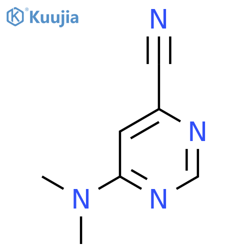 6-(dimethylamino)pyrimidine-4-carbonitrile structure