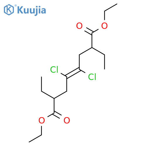 4-OCTENEDIOIC ACID, 4,5-DICHLORO-2,7-DIETHYL-, DIETHYL ESTER structure