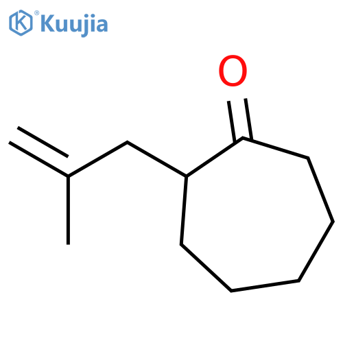 Cycloheptanone, 2-(2-methyl-2-propenyl)- structure