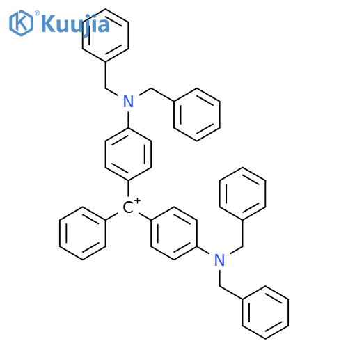 METHYLIUM, BIS[4-[BIS(PHENYLMETHYL)AMINO]PHENYL]PHENYL- structure
