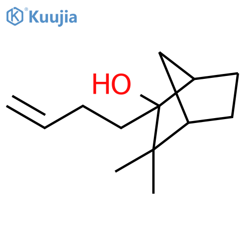 2-(But-3-en-1-yl)-3,3-dimethylbicyclo[2.2.1]heptan-2-ol structure