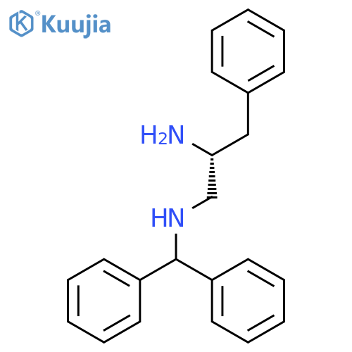 1,2-Propanediamine, N1-(diphenylmethyl)-3-phenyl-, (2R)- structure