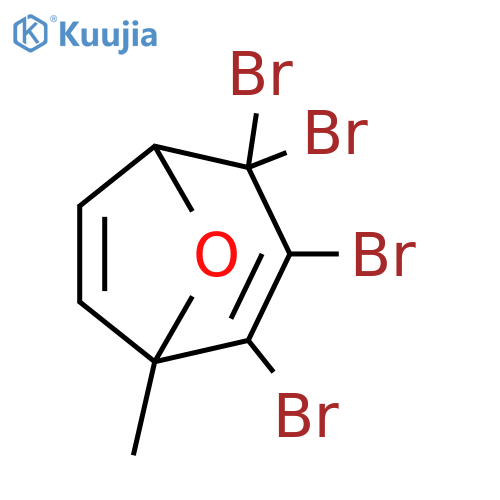 8-Oxabicyclo[3.2.1]octa-2,6-diene, 2,3,4,4-tetrabromo-1-methyl- structure