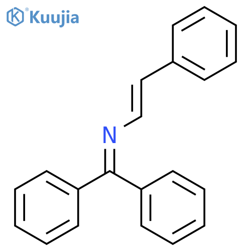 Ethenamine, N-(diphenylmethylene)-2-phenyl- structure