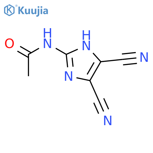Acetamide, N-(4,5-dicyano-1H-imidazol-2-yl)- structure