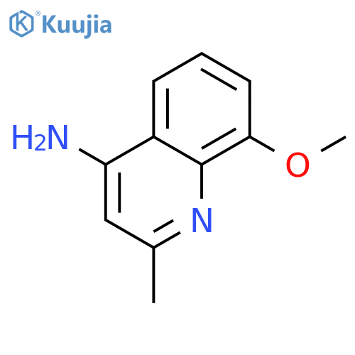 4-Amino-8-methoxy-2-methylquinoline structure