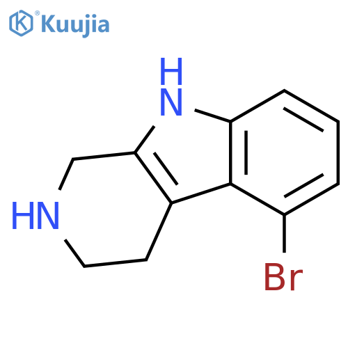1H-Pyrido[3,4-b]indole, 5-bromo-2,3,4,9-tetrahydro- structure