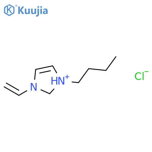 1H-Imidazolium, 1-butyl-3-ethenyl-, chloride structure