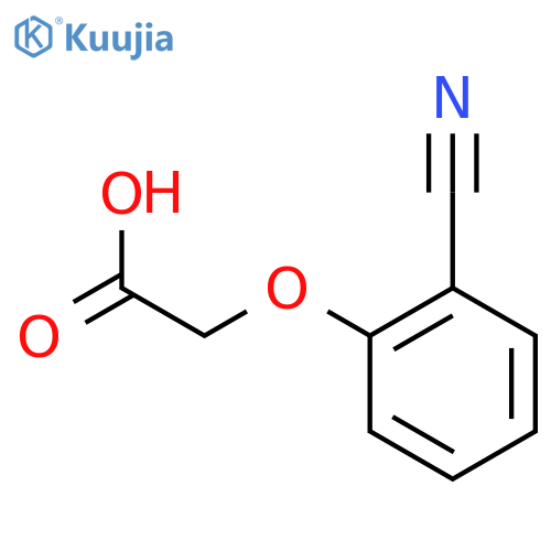 (2-Cyanophenoxy)acetic acid structure