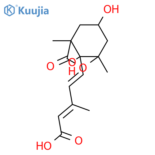 5,13-Epoxy-3,6-dihydroxycyclofarnesa-7,9-dien-11-oic acid; (3S,5R,6S,7E,9Z)-form, 13-Oxo(lactone) structure
