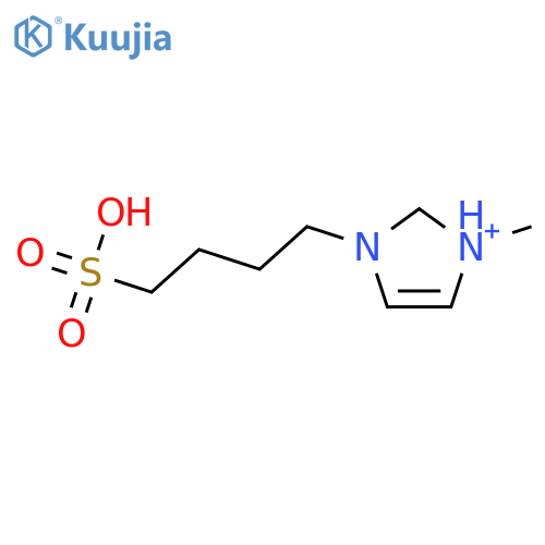 1H-Imidazolium, 1-methyl-3-(4-sulfobutyl)- structure