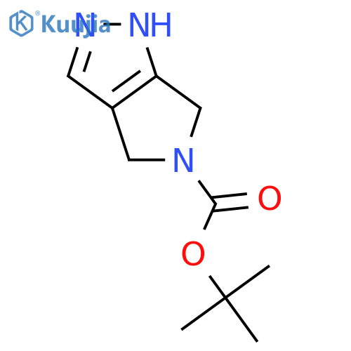 tert-butyl 1H,4H,5H,6H-pyrrolo[3,4-c]pyrazole-5-carboxylate structure