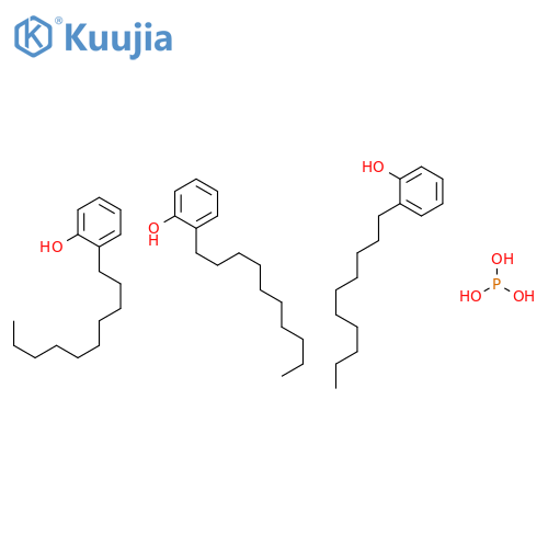 2-Decylphenol;phosphorous acid structure