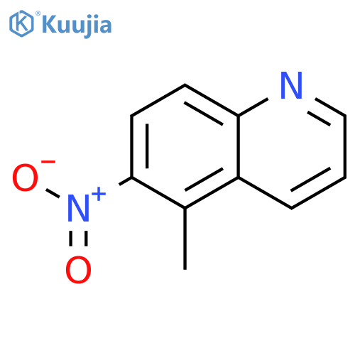 5-Methyl-6-nitroquinoline structure