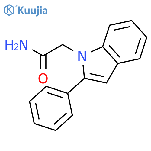 1H-Indole-1-acetamide, 2-phenyl- structure