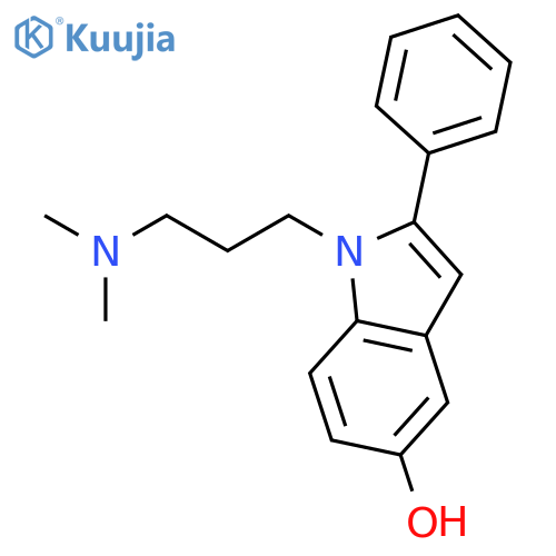 1H-INDOL-5-OL, 1-[3-(DIMETHYLAMINO)PROPYL]-2-PHENYL- structure