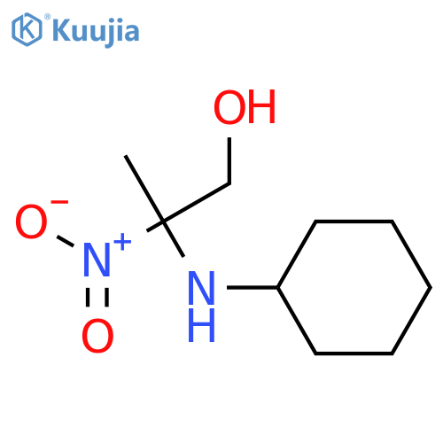 1-Propanol, 2-(cyclohexylamino)-2-nitro- structure