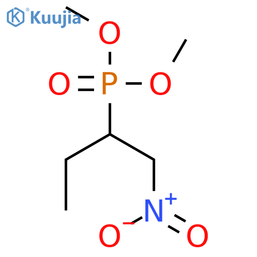 PHOSPHONIC ACID, [1-(NITROMETHYL)PROPYL]-, DIMETHYL ESTER structure
