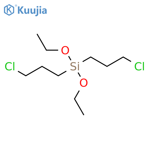 bis(3-chloropropyl)-diethoxy-silane structure