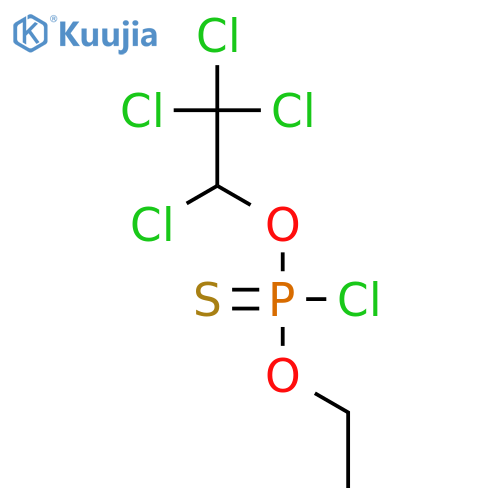 Phosphorochloridothioic acid, O-ethyl O-(1,2,2,2-tetrachloroethyl) ester structure