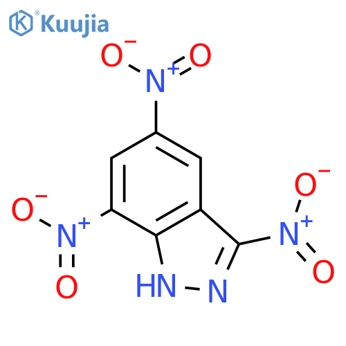 2H-Indazole, 3,5,7-trinitro- structure