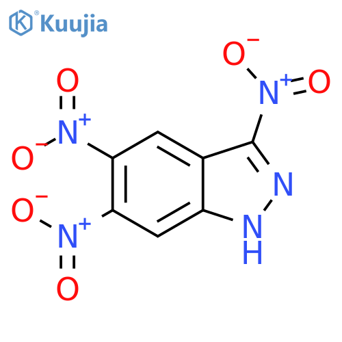 2H-Indazole, 3,5,6-trinitro- structure