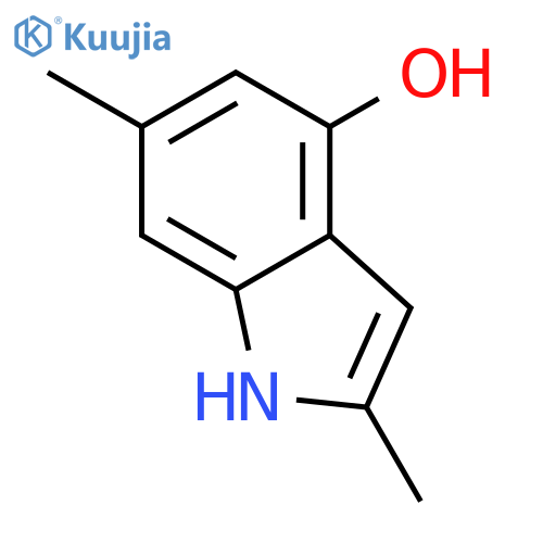 2,6-Dimethyl-1H-indol-4-ol structure