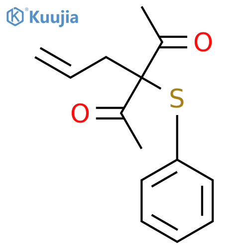 2,4-Pentanedione, 3-(phenylthio)-3-(2-propenyl)- structure