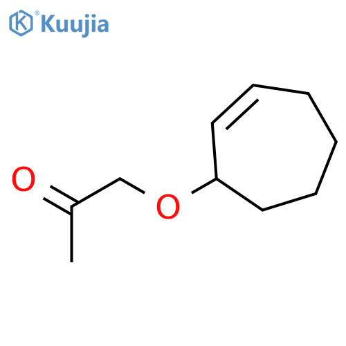2-Propanone, 1-(2-cyclohepten-1-yloxy)- structure