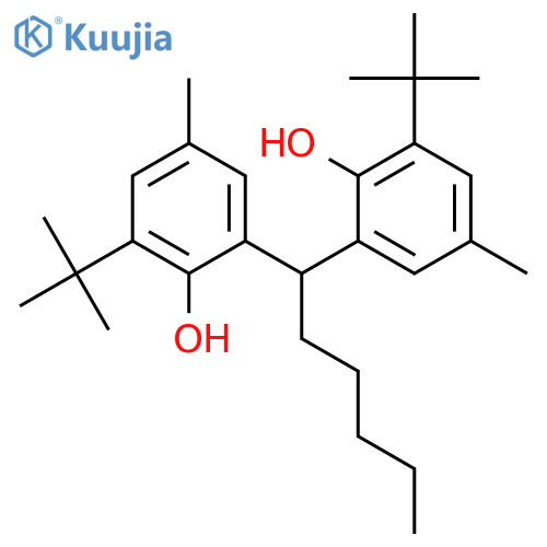 Phenol, 2,2'-hexylidenebis[6-(1,1-dimethylethyl)-4-methyl- structure