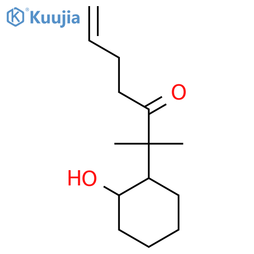 6-Hepten-3-one, 2-(2-hydroxycyclohexyl)-2-methyl- structure
