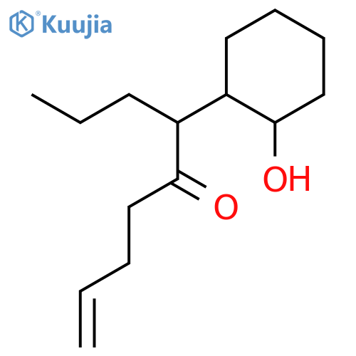 1-NONEN-5-ONE, 6-(2-HYDROXYCYCLOHEXYL)- structure