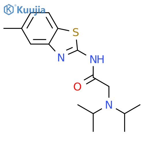 ACETAMIDE, 2-[BIS(1-METHYLETHYL)AMINO]-N-(5-METHYL-2-BENZOTHIAZOLYL)- structure