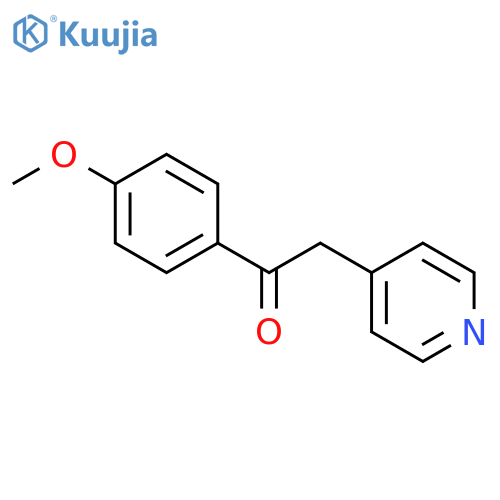1-(4-methoxyphenyl)-2-(pyridin-4-yl)ethan-1-one structure