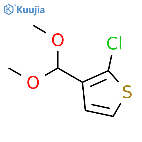 THIOPHENE, 2-CHLORO-3-(DIMETHOXYMETHYL)- structure