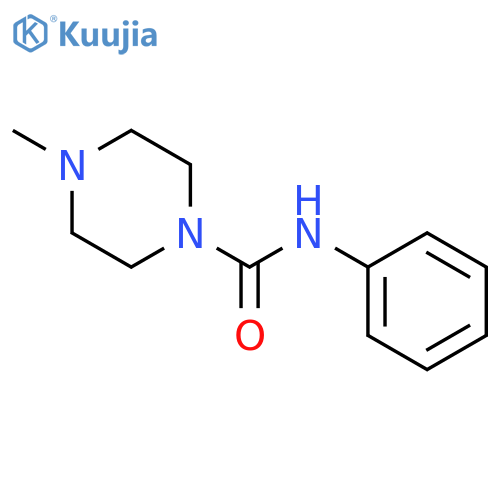 1-Piperazinecarboxamide, 4-methyl-N-phenyl- structure