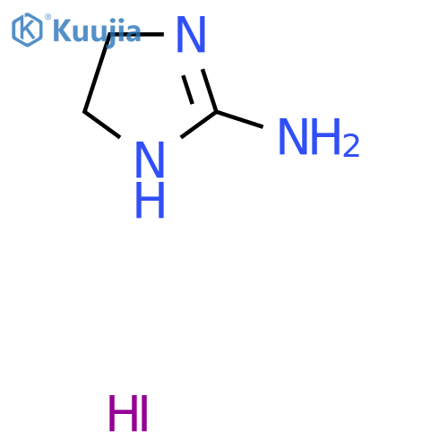4,5-Dihydro-1H-imidazol-2-ylamine hydroiodide structure