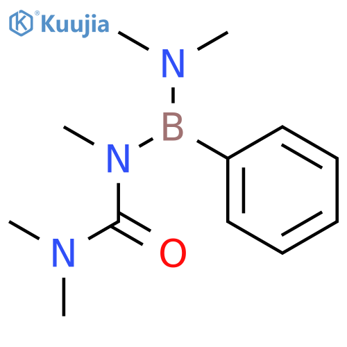 Urea, [(dimethylamino)phenylboryl]trimethyl- structure
