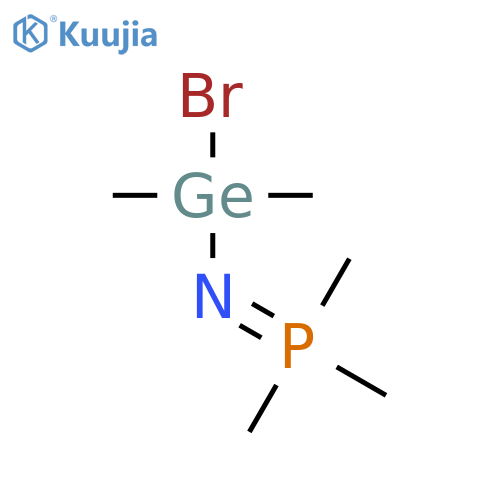 Germanamine, 1-bromo-1,1-dimethyl-N-(trimethylphosphoranylidene)- structure