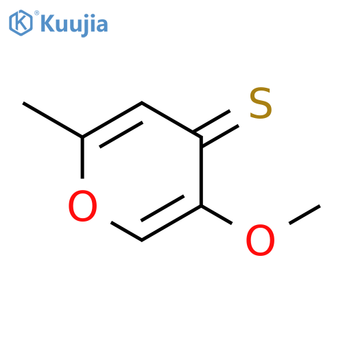 4H-Pyran-4-thione, 5-methoxy-2-methyl- structure