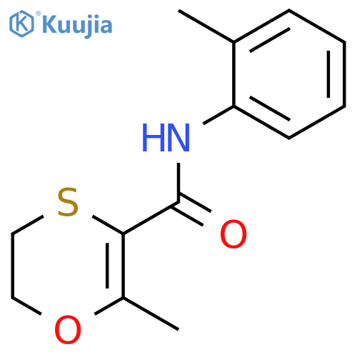 1,4-Oxathiin-3-carboxamide, 5,6-dihydro-2-methyl-N-(2-methylphenyl)- structure